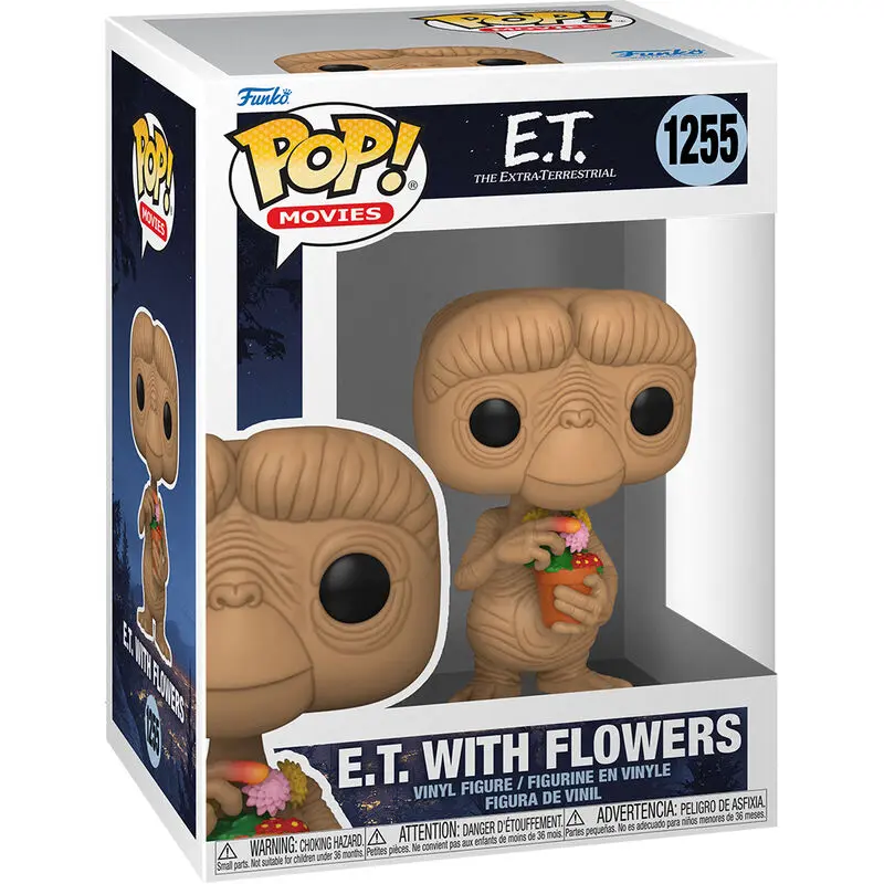 E.T. the Extra-Terrestrial POP! Figurina Vinyl E.T. cu flori 9 cm poza produsului