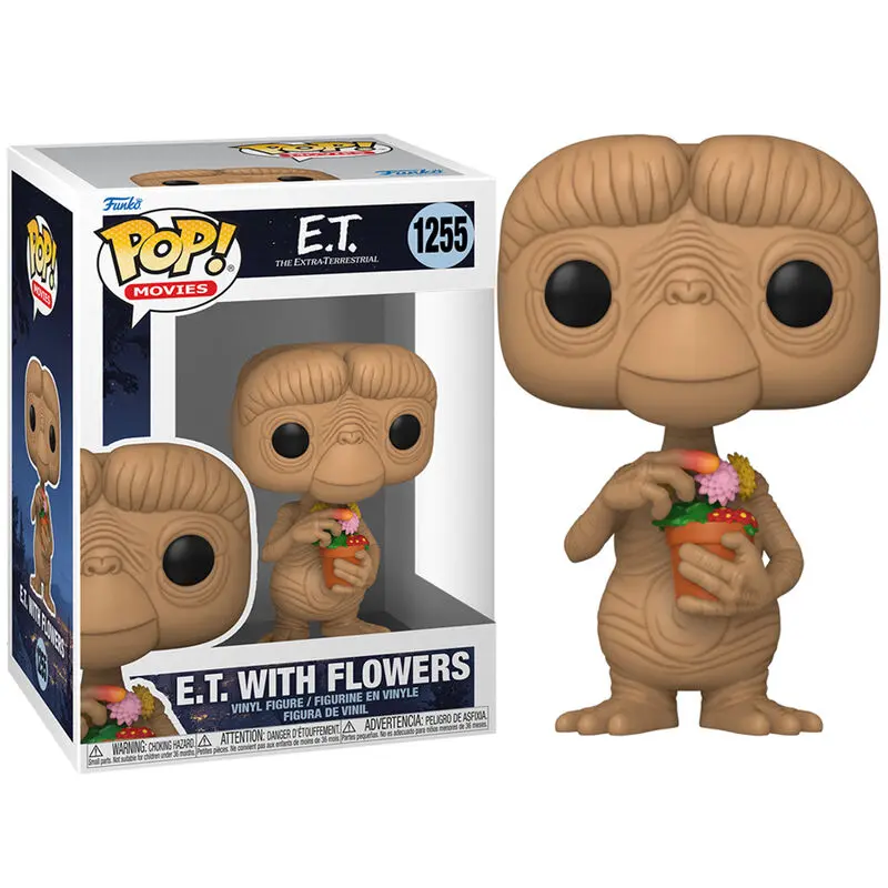 E.T. the Extra-Terrestrial POP! Figurina Vinyl E.T. cu flori 9 cm poza produsului