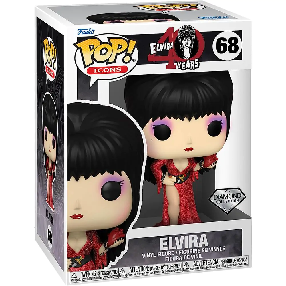 Elvira POP! Ad Icons figurină de vinil Elvira 40th Anniversary 9 cm poza produsului