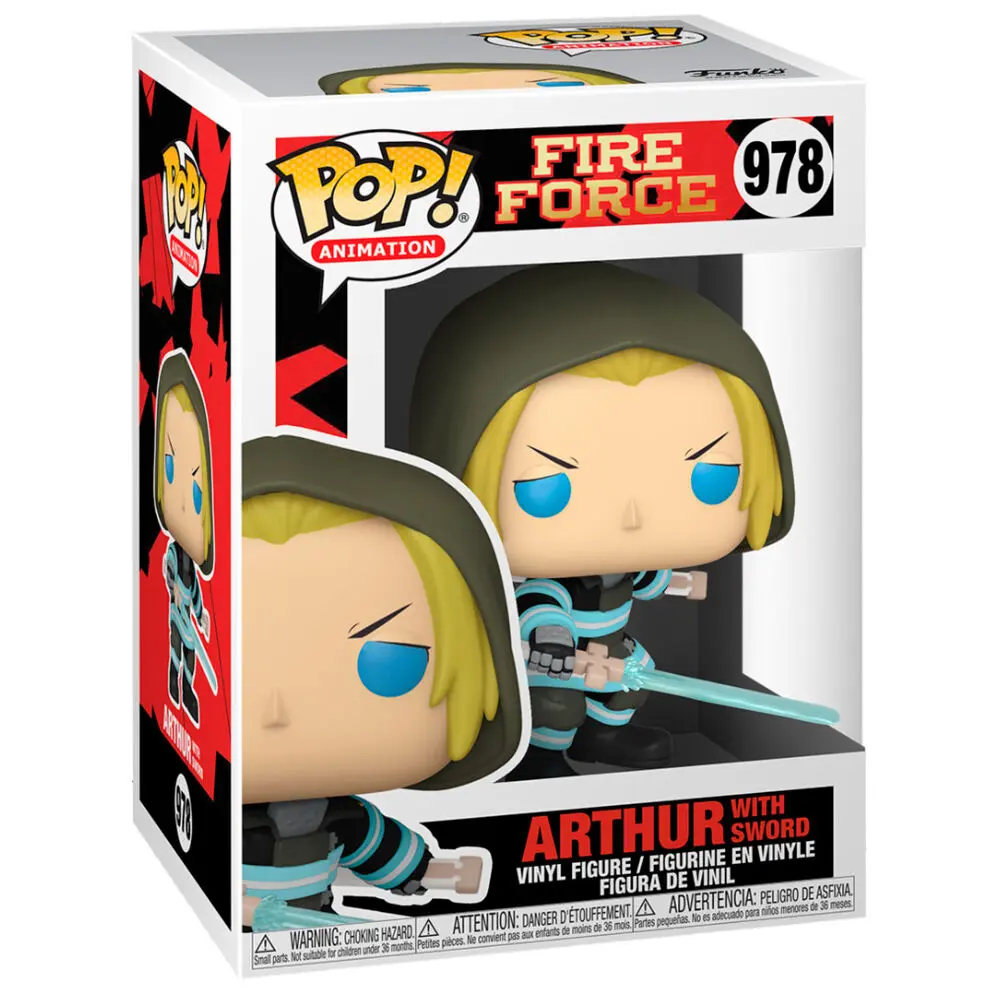 Fire Force POP! Animation Figurina Vinyl Arthur w/Sword 9 cm poza produsului