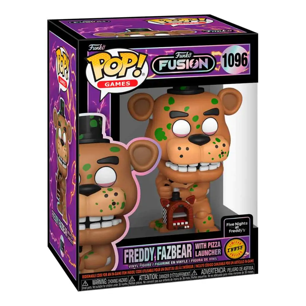 POP figure Funko Fusion Five Nights at Freddys Freddy Fazbear with Pizza Launcher Chase poza produsului