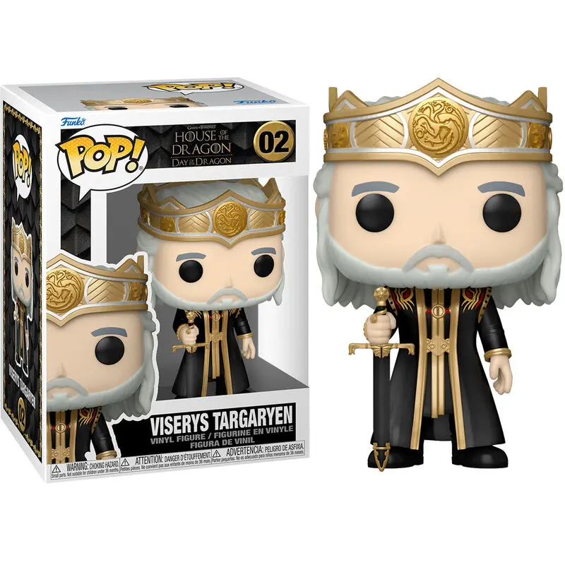 House of the Dragon POP! TV Figurină de vinil Viserys Targaryen 9 cm poza produsului