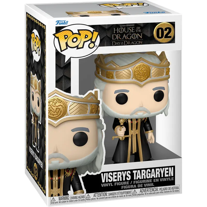 House of the Dragon POP! TV Figurină de vinil Viserys Targaryen 9 cm poza produsului