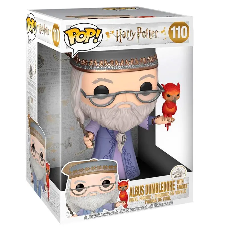 Harry Potter Super Sized POP! Movies figurina de vinil Dumbledore 25 cm poza produsului