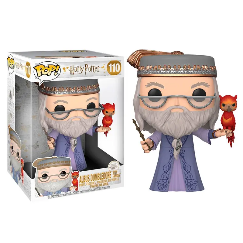 Harry Potter Super Sized POP! Movies figurina de vinil Dumbledore 25 cm poza produsului