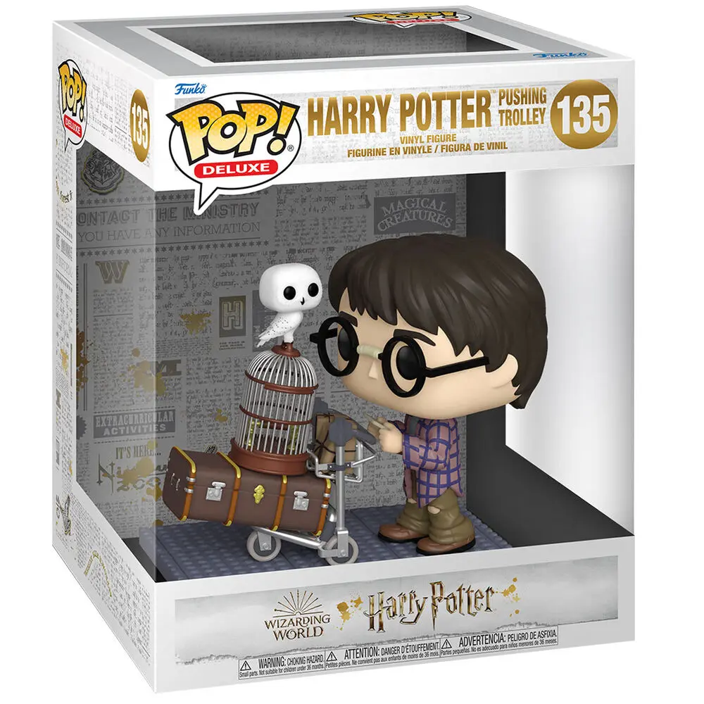 Harry Potter POP! Figurina din vinil Deluxe Harry Împingând Cărucior 9 cm poza produsului