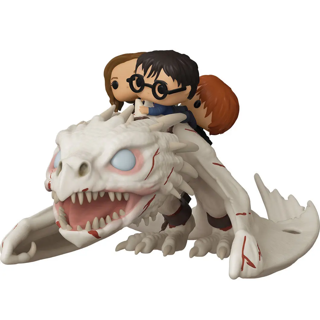 Funko POP! Rides Figurina Vinyl Harry Potter Dragonul Gringotts, Harry, Ron și Hermione poza produsului