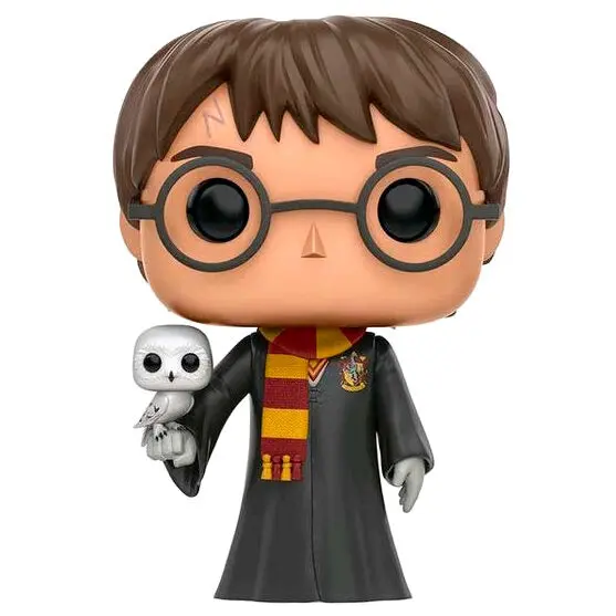 Harry Potter POP! Movies Figurina Vinyl Harry cu Hedwig 9 cm [AMBALAJ DETERIORAT] poza produsului