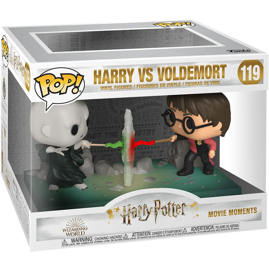 Harry Potter POP! Movie Moment Figurina Vinil Harry VS Voldemort 9 cm poza produsului