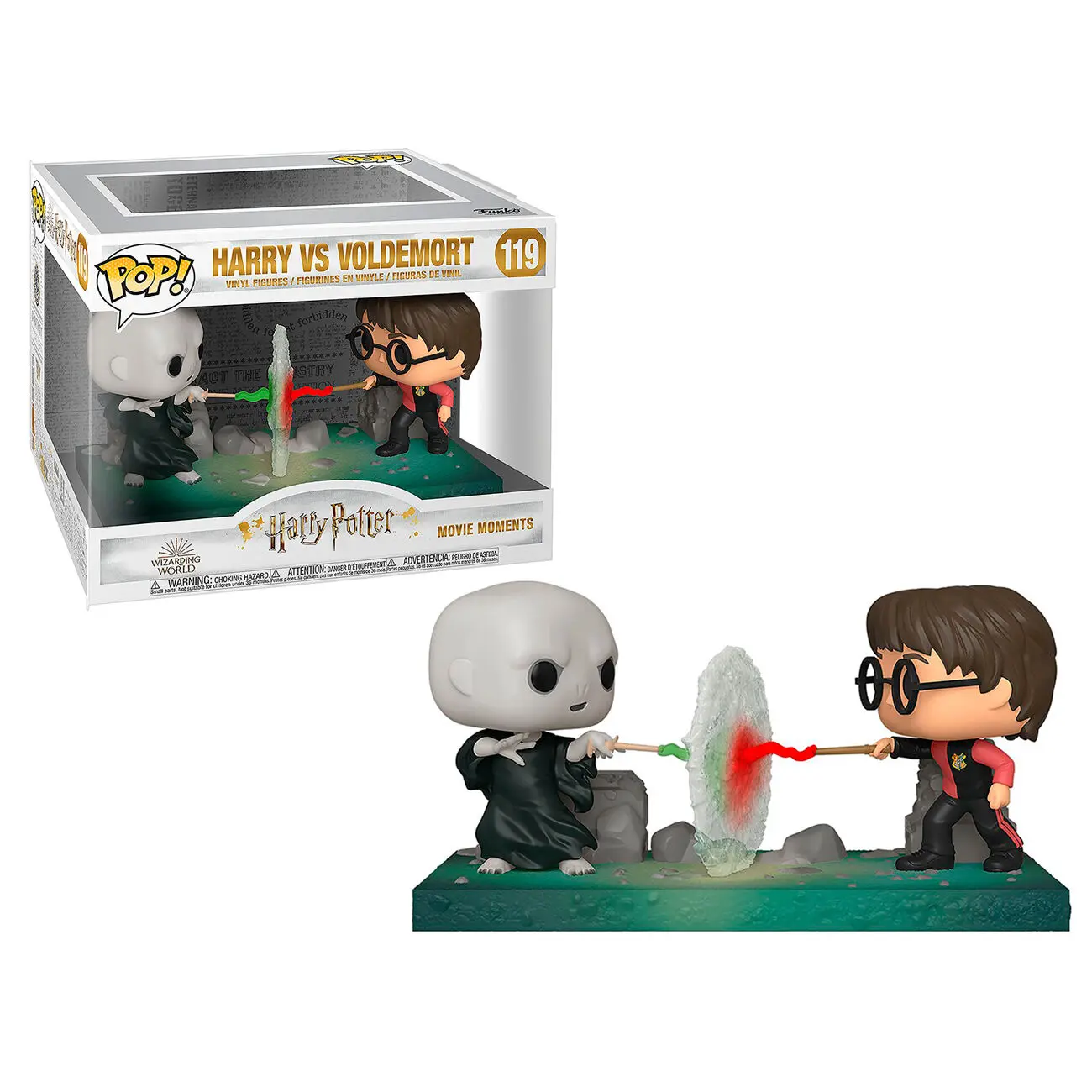 Harry Potter POP! Movie Moment Figurina Vinil Harry VS Voldemort 9 cm poza produsului