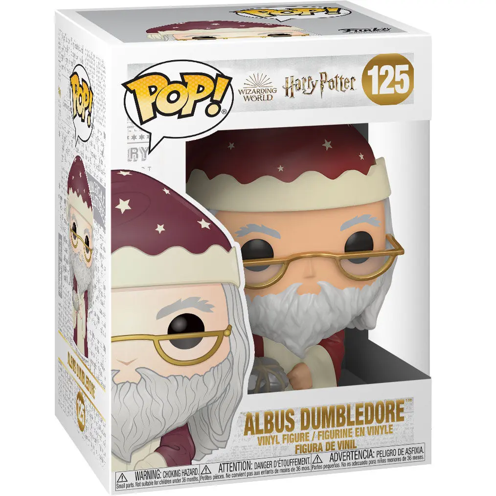 Harry Potter POP! Figurina Vinyl Sărbători Albus Dumbledore 9 cm poza produsului