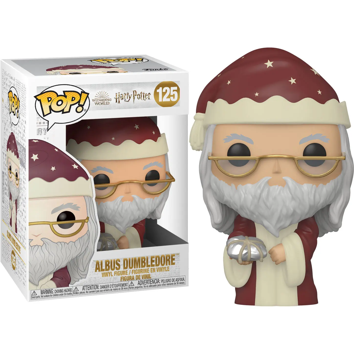 Harry Potter POP! Figurina Vinyl Sărbători Albus Dumbledore 9 cm poza produsului