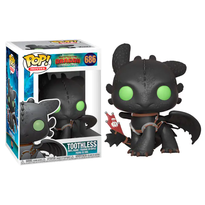 How to Train Your Dragon 3 POP! Figurina Vinyl Toothless 9 cm poza produsului