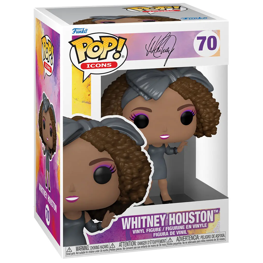 Whitney Houston POP! Icons Figurina Vinyl Whitney Houston (How Will I Know) 9 cm poza produsului