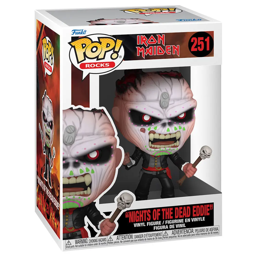 Iron Maiden POP! Rocks Figurina de Vinil Eddie - Nights of the Dead 9 cm poza produsului