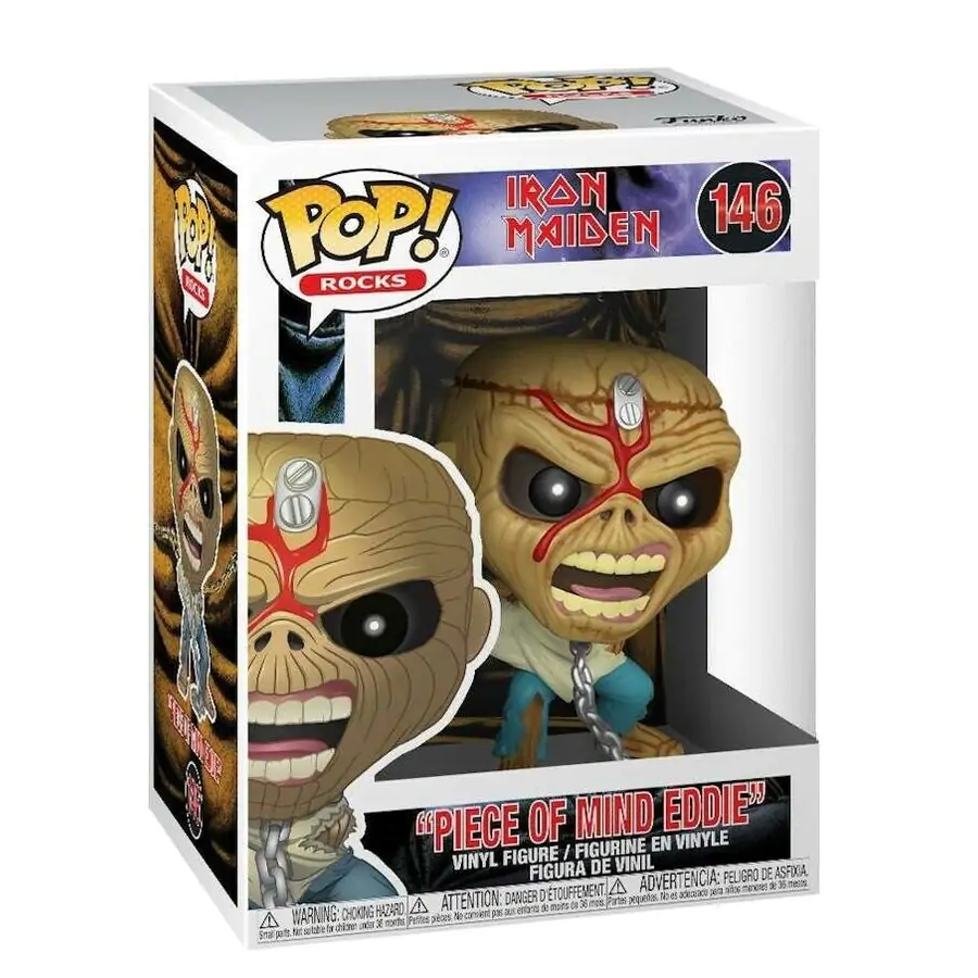 Iron Maiden POP! Rocks Figurina Vinil Piesa De Minte (Scheletul Eddie) 9 cm poza produsului