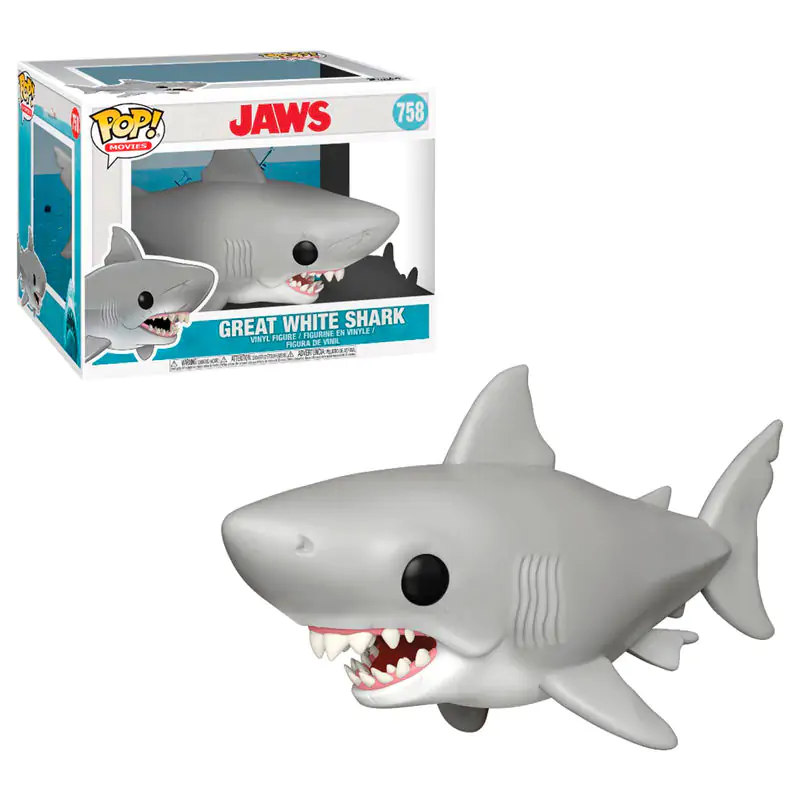 Jaws Oversized POP! Movies Figurina Vinil Jaws 15 cm poza produsului