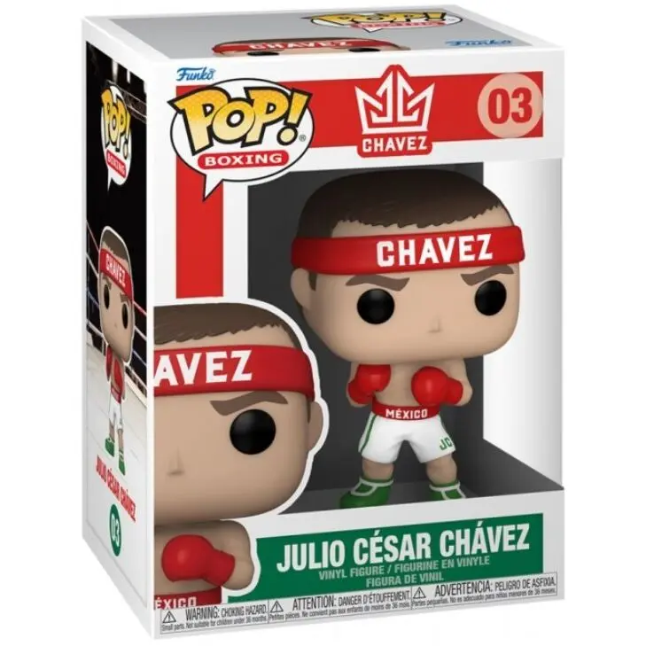 Figurină de vinil sport Boxing POP! Julio César Chávez 9 cm poza produsului