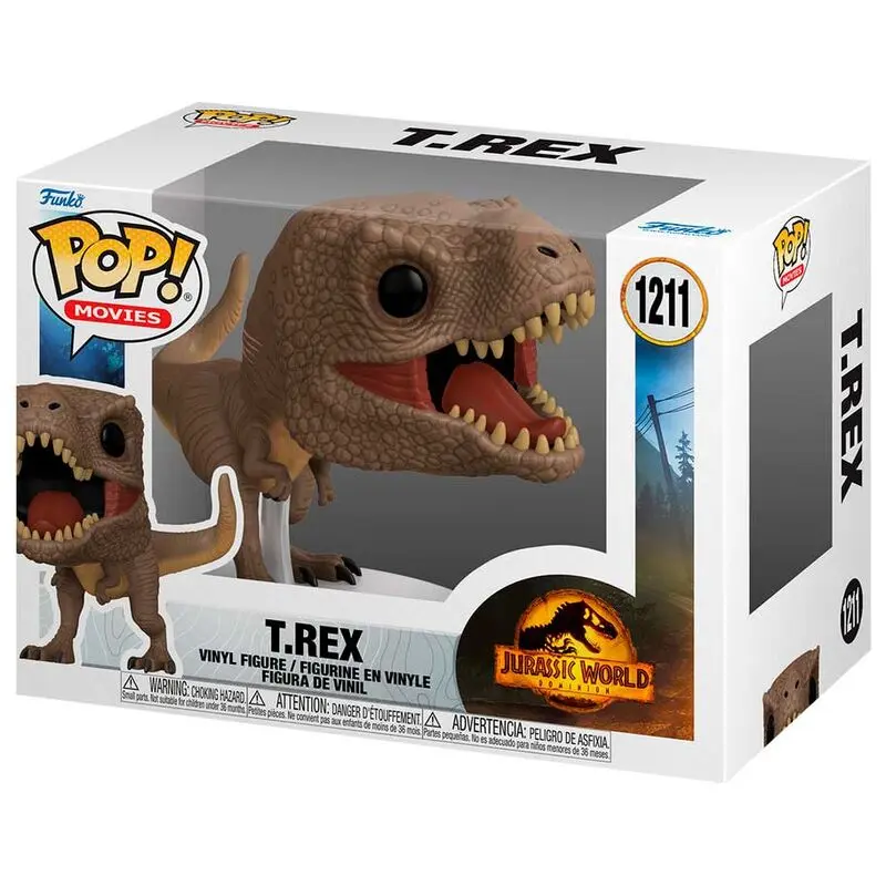 Jurassic World 3 POP! Movies Figurina de vinil T-Rex 9 cm poza produsului