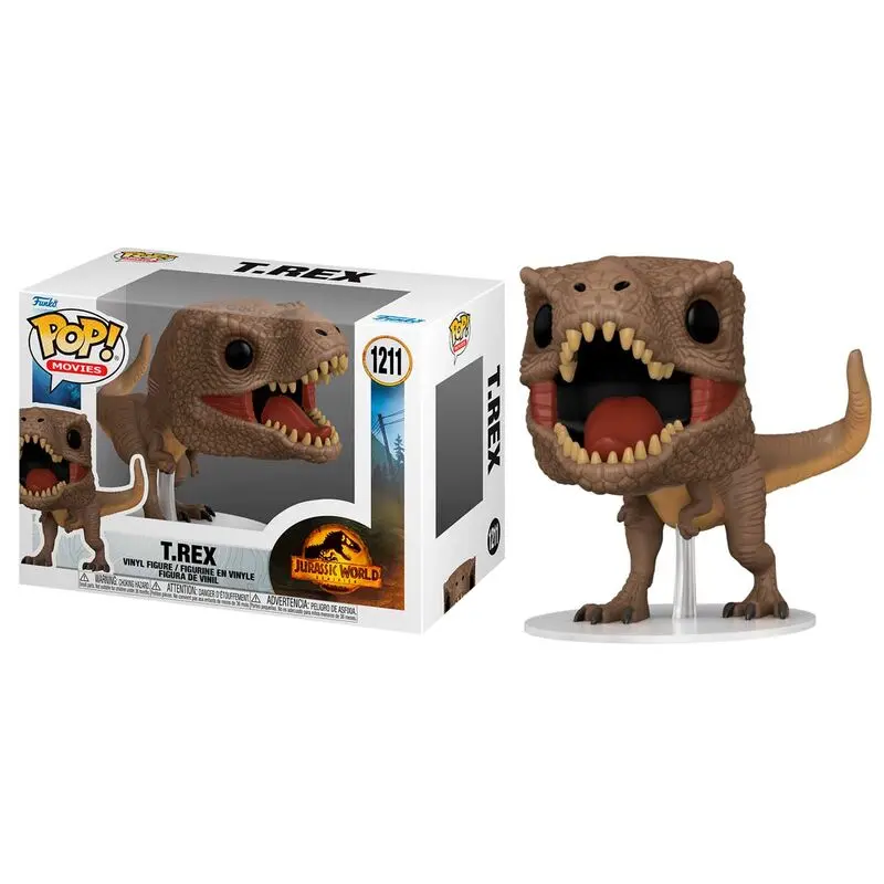 Jurassic World 3 POP! Movies Figurina de vinil T-Rex 9 cm poza produsului