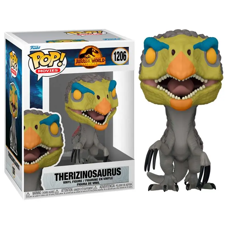 Jurassic World 3 POP! Movies Figurina de vinil Therizinosaurus 9 cm poza produsului