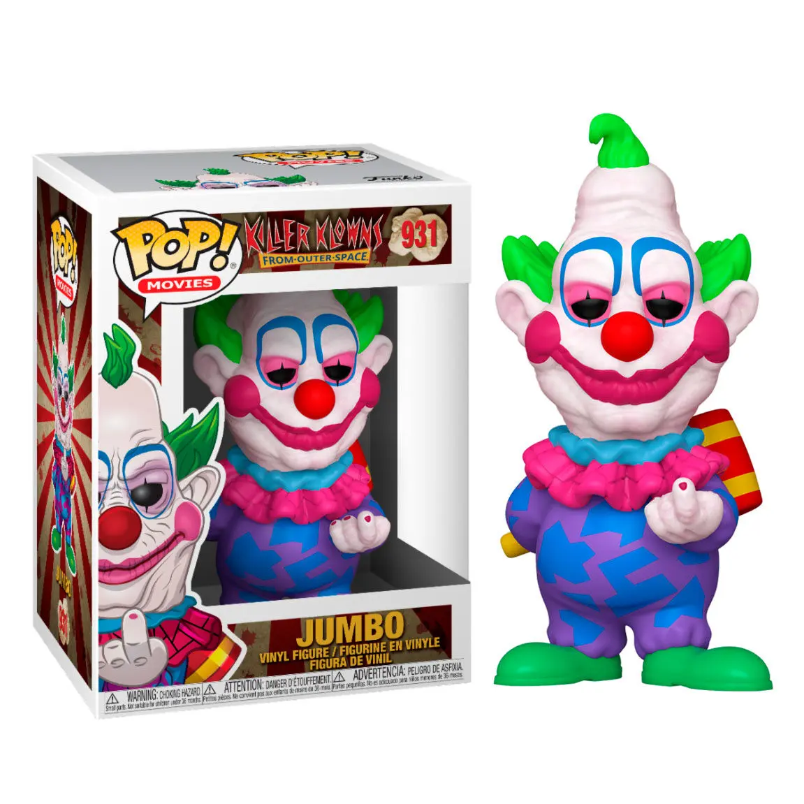 Killer Klowns from Outer Space POP! Movies figurină de vinil Jumbo 9 cm poza produsului