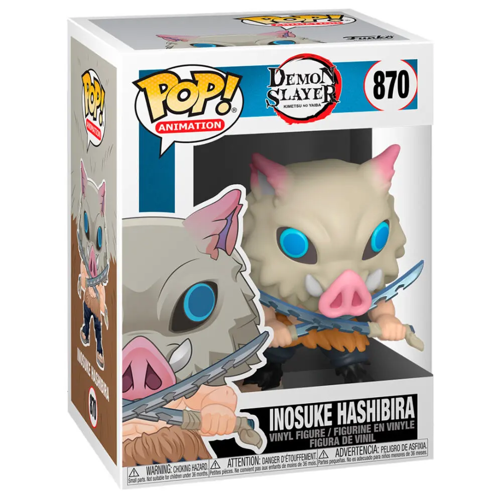 Figurină de vinil animație POP! Demon Slayer Inosuke Hashibira 9 cm poza produsului