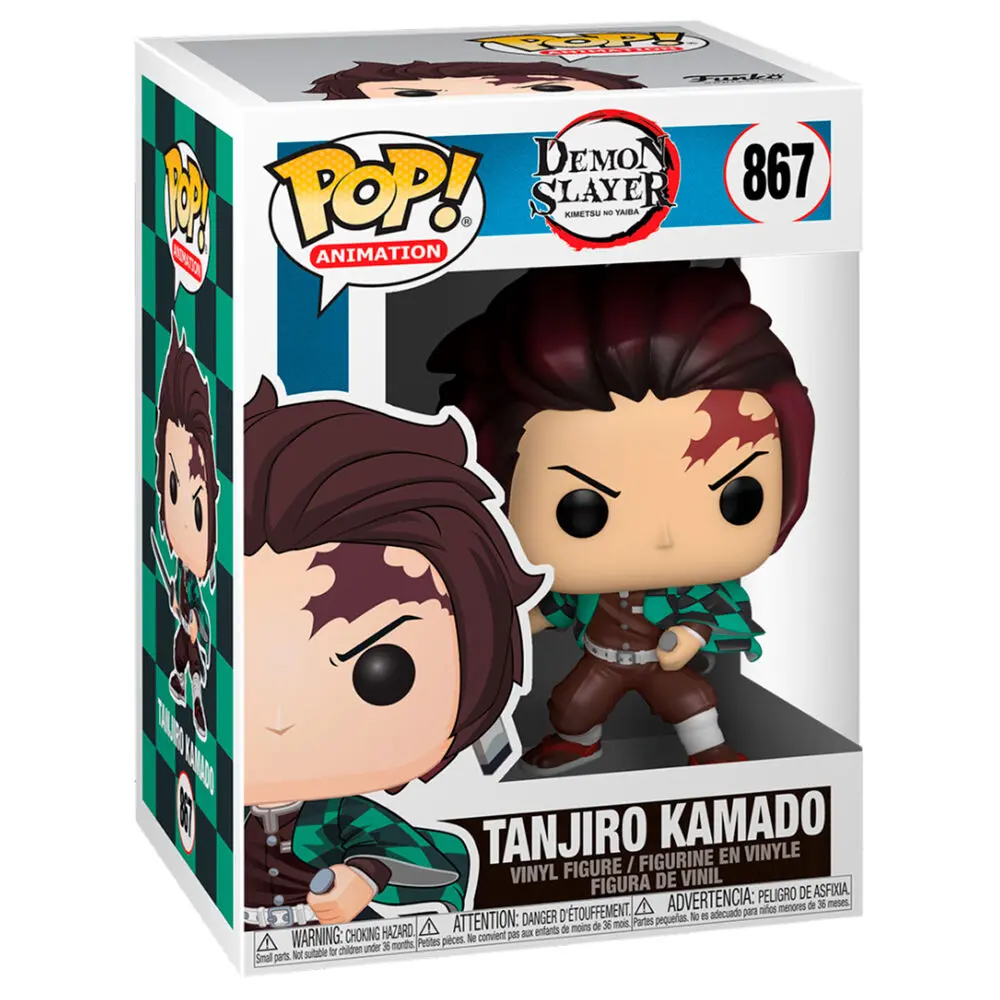 Demon Slayer POP! Animation Figurina de vinil Tanjiro Kamado 9 cm poza produsului