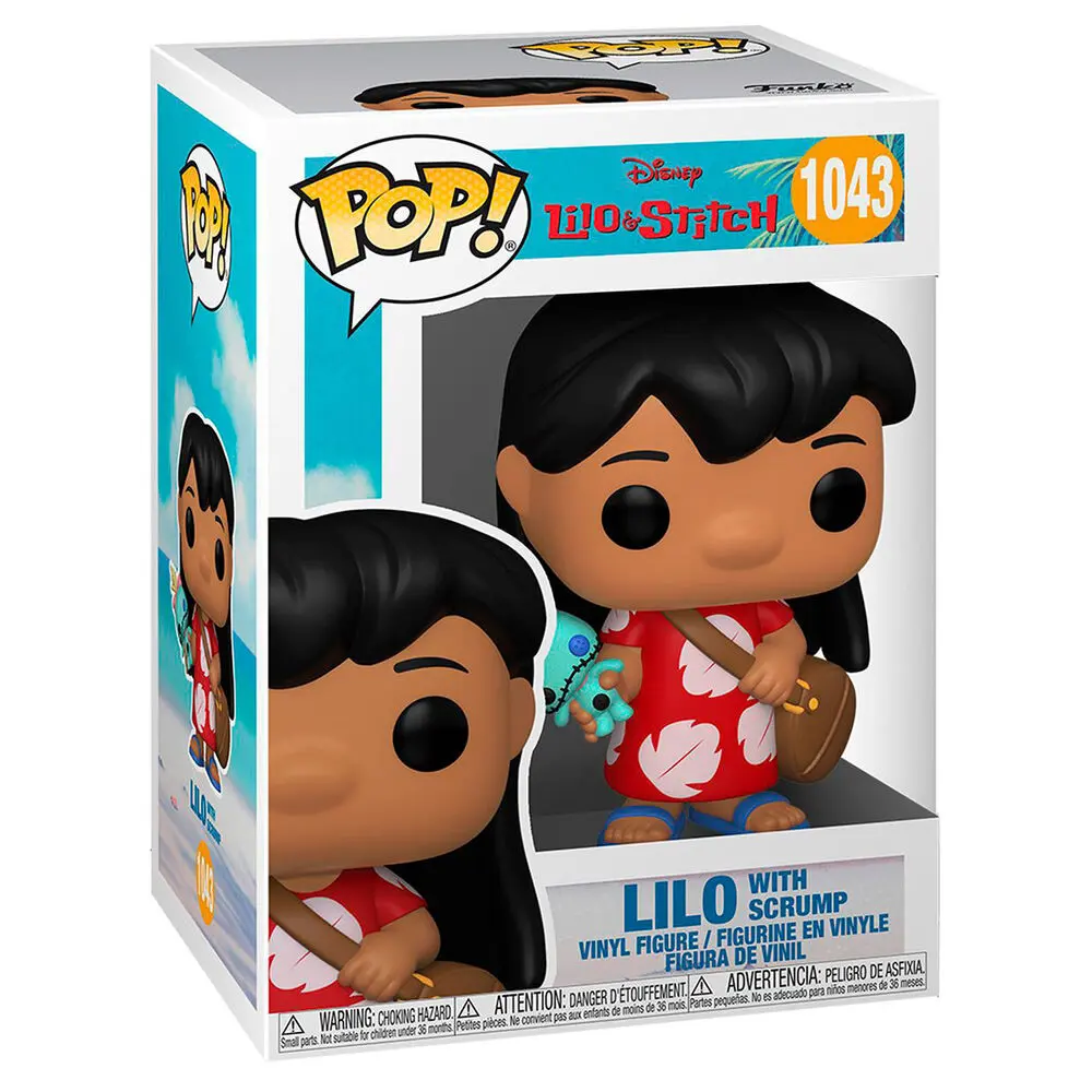 Lilo & Stitch POP! Disney Figurina Vinil Lilo cu Scrump 9 cm poza produsului