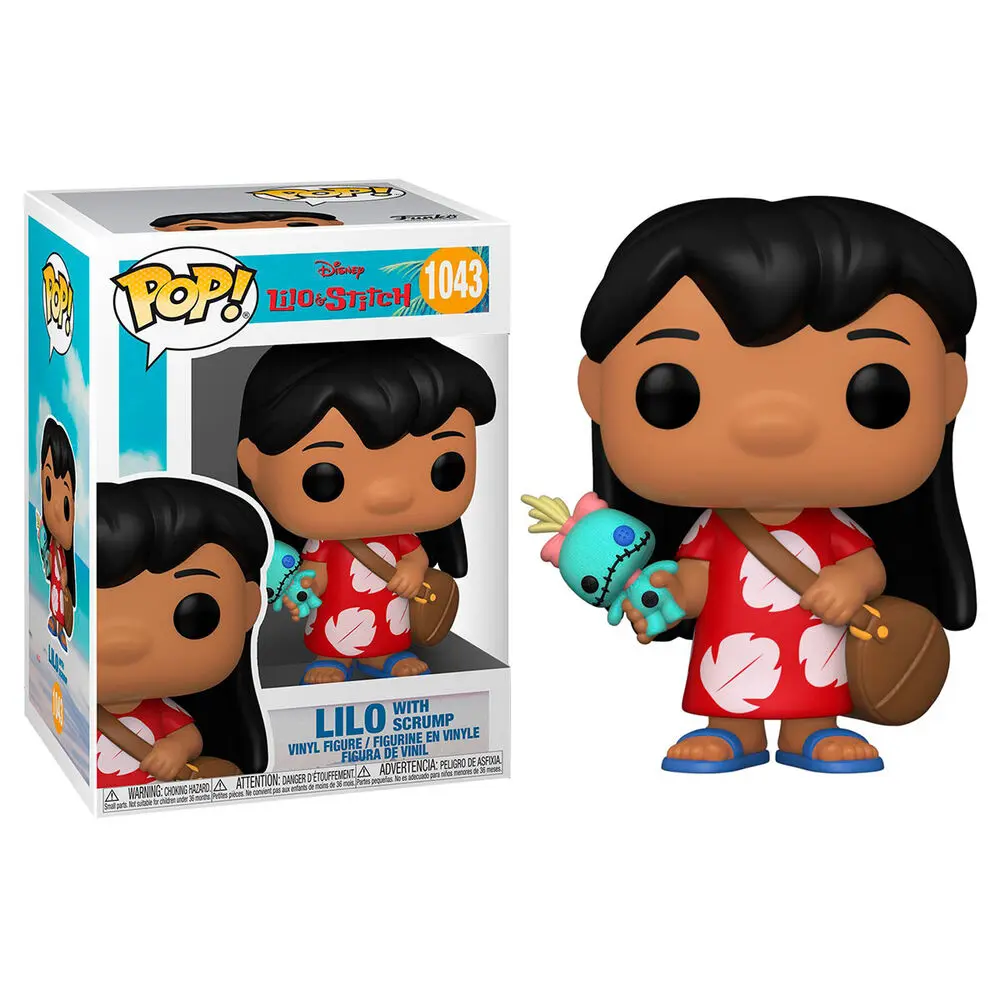 Lilo & Stitch POP! Disney Figurina Vinil Lilo cu Scrump 9 cm poza produsului