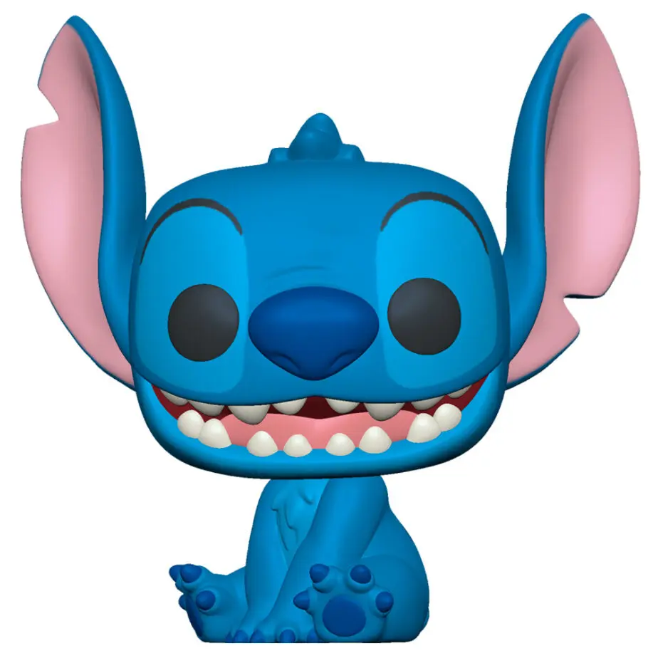 Lilo & Stitch POP! Figurina vinil Disney Zâmbitor Așezat Stitch 9 cm poza produsului