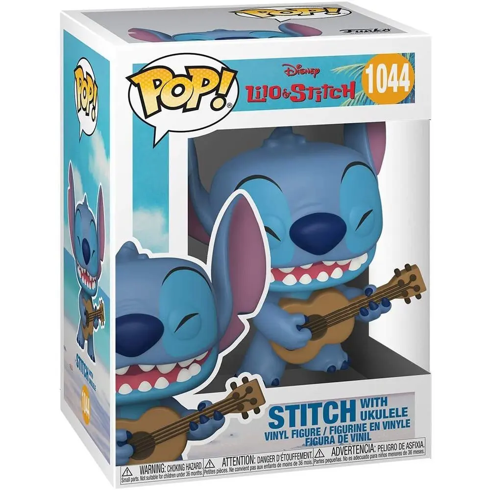 Lilo & Stitch POP! Disney Figurina Vinyl Stitch cu Ukelele 9 cm poza produsului