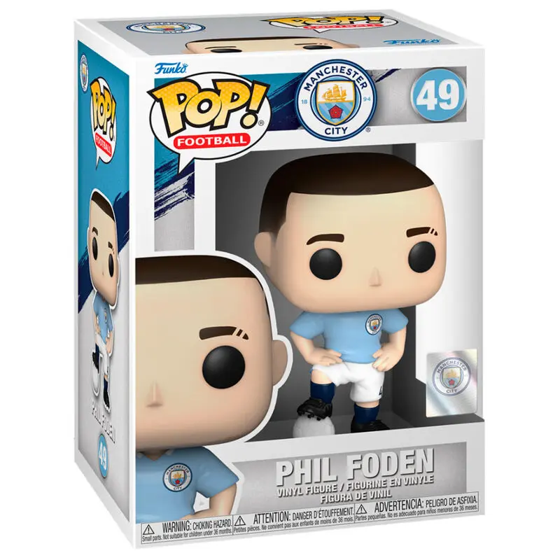 Manchester City F.C. POP! Fotbal Figurina Vinyl Phil Foden 9 cm poza produsului