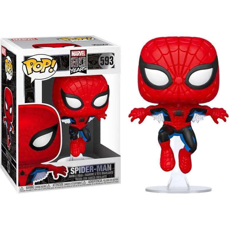 Marvel 80th POP! Figurina vinil Marvel Spider-Man (Prima Apariție) 9 cm poza produsului