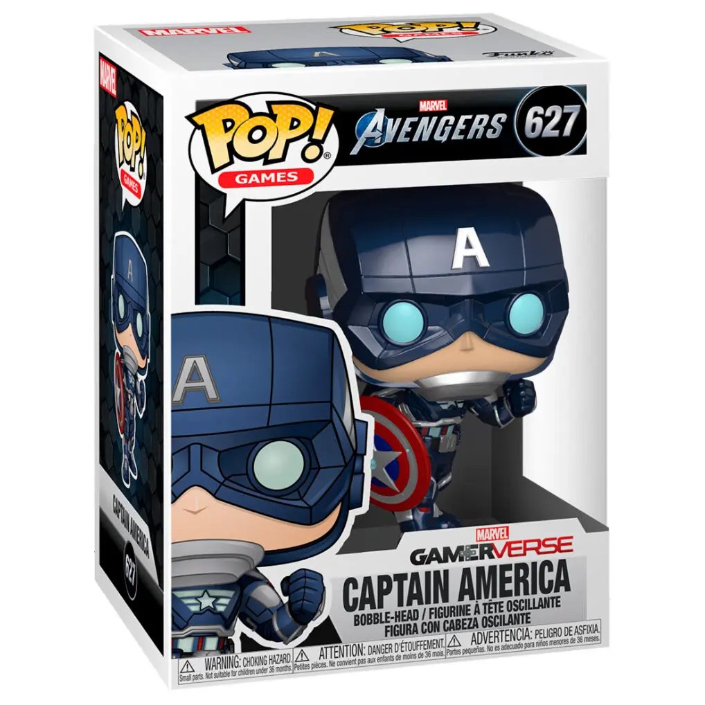 Marvel's Avengers (2020 video game) POP! Marvel Figurina de Vinil Captain America 9 cm poza produsului