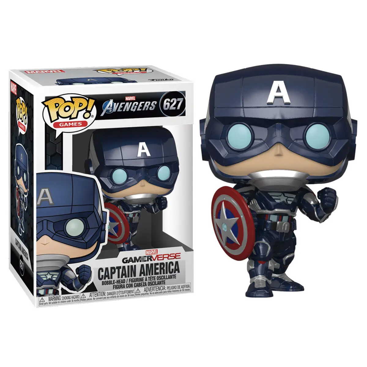 Marvel's Avengers (2020 video game) POP! Marvel Figurina de Vinil Captain America 9 cm poza produsului