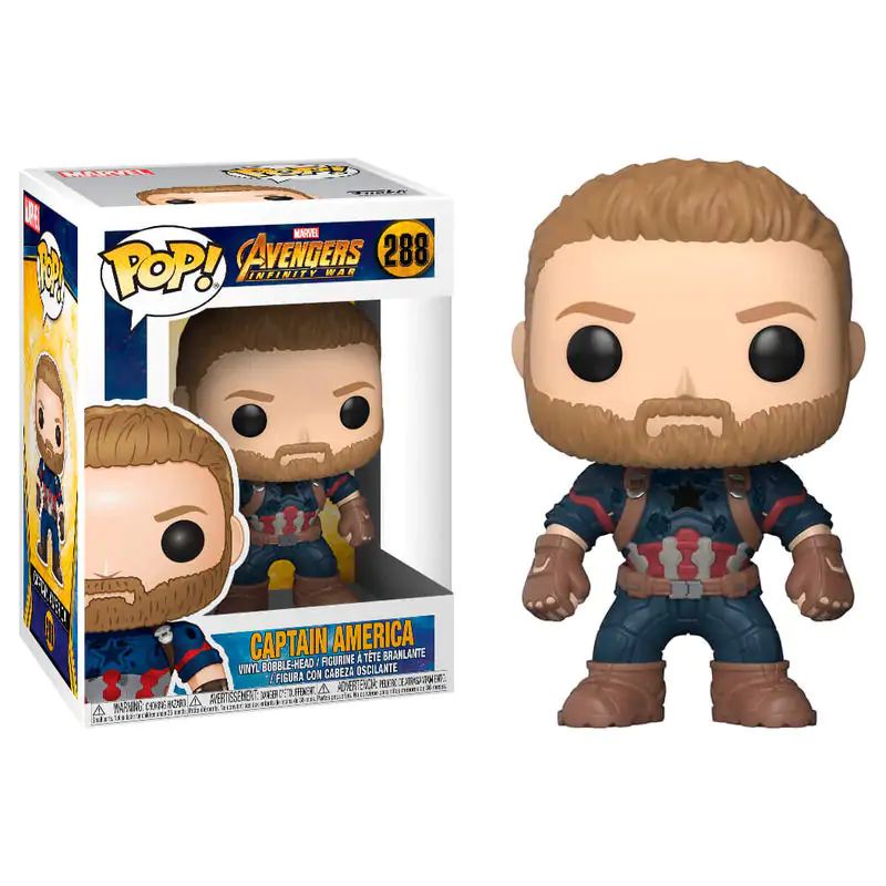 Avengers Infinity War POP! Movies Figurina Vinil Căpitanul America 9 cm poza produsului