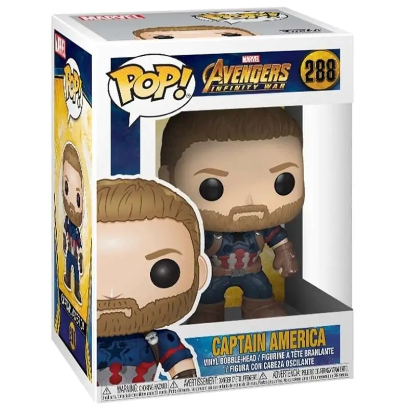 Avengers Infinity War POP! Movies Figurina Vinil Căpitanul America 9 cm poza produsului