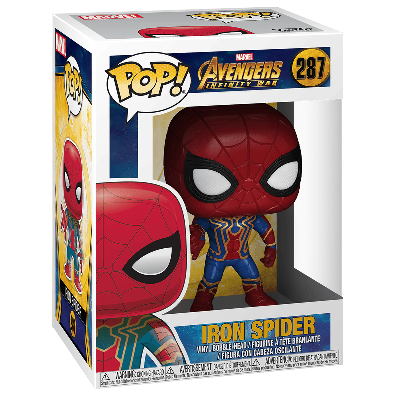 Avengers Infinity War POP! Movies Figurină Vinyl Iron Spider 9 cm poza produsului