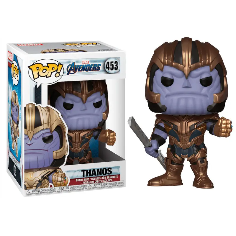 Avengers Endgame POP! Movies Figurina Vinyl Thanos 9 cm [AMBALAJ DETERIORAT] poza produsului