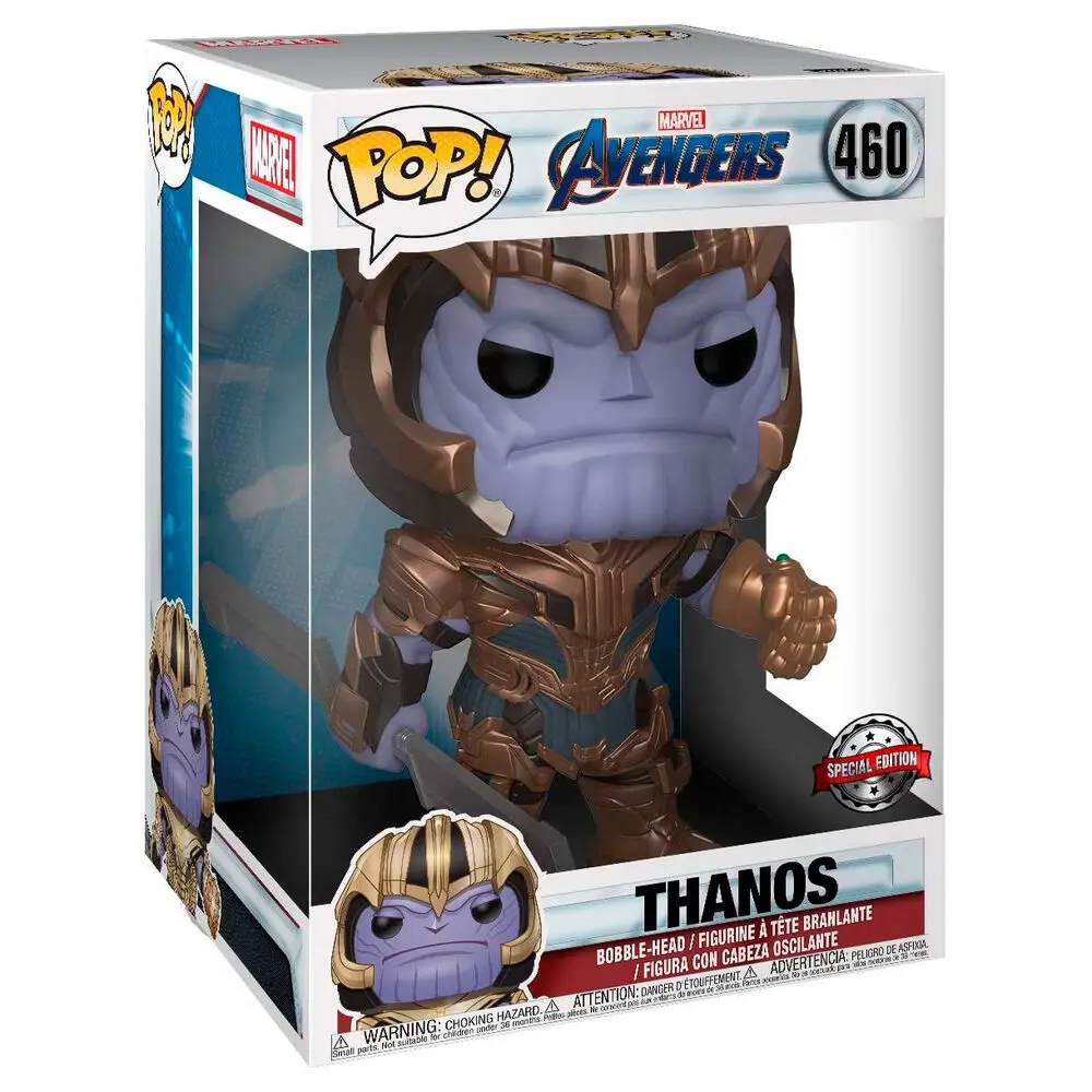 Figurină POP Marvel Avengers Endgame Thanos 25cm Exclusiv poza produsului