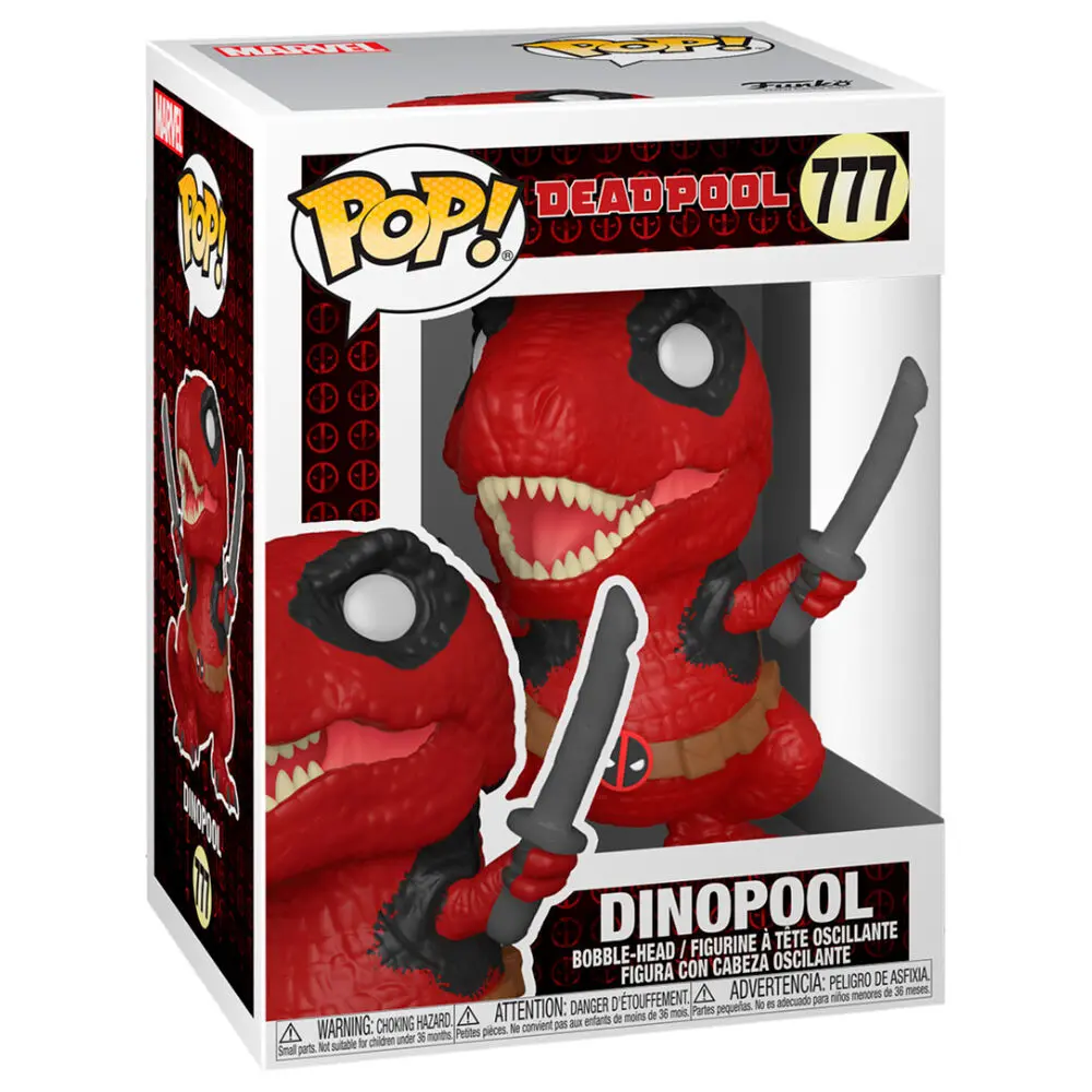 Marvel Deadpool 30th Anniversary POP! Figurina Vinyl Dinopool 9 cm poza produsului