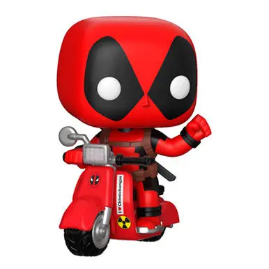 Deadpool POP! Rides Figurina Vinyl Deadpool & Scooter 9 cm poza produsului