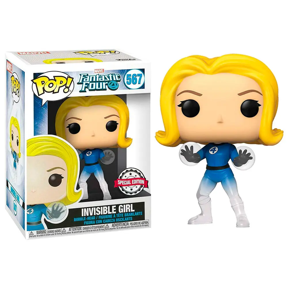 Figurină POP Marvel Fantastic Four Invisible Girl Exclusive poza produsului