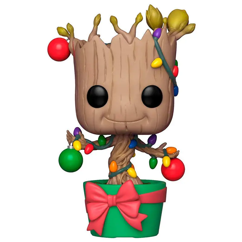 Figurină POP Marvel Holiday Groot cu Lumini & Ornamente poza produsului