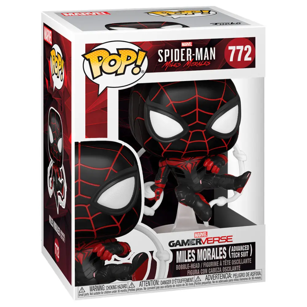 Marvel's Spider-Man POP! Jocuri Figurina Vinyl Miles Morales AT Suit 9 cm poza produsului