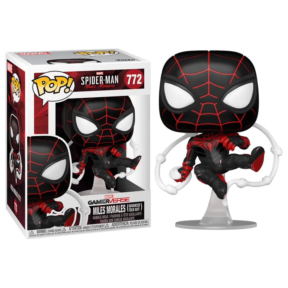 Marvel's Spider-Man POP! Jocuri Figurina Vinyl Miles Morales AT Suit 9 cm poza produsului