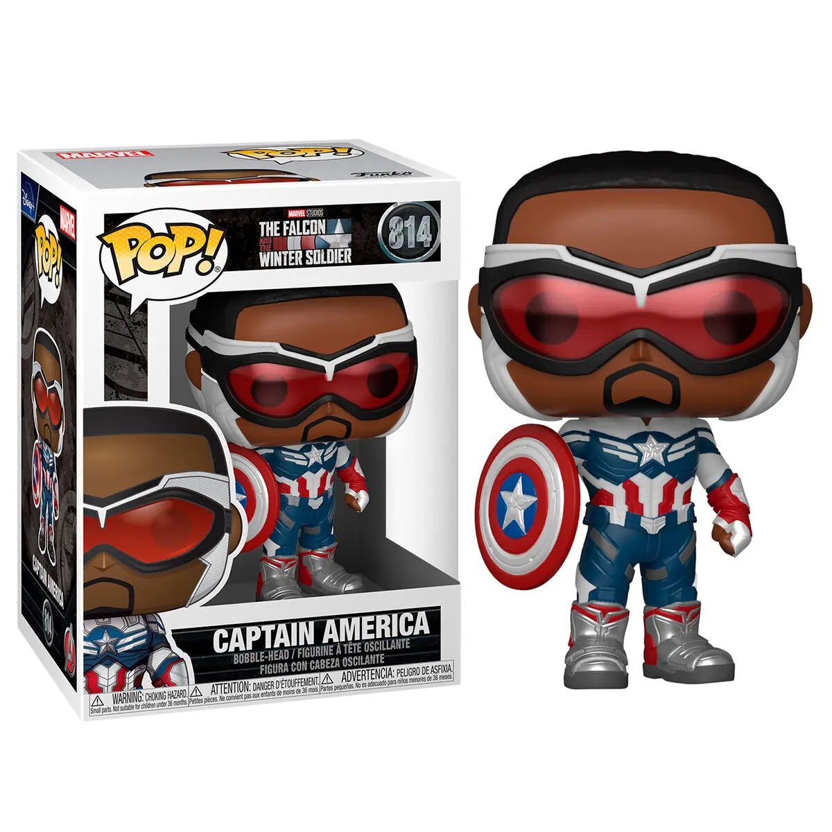 The Falcon and the Winter Soldier POP! Figurina Vinyl Căpitan Falcon 9 cm poza produsului