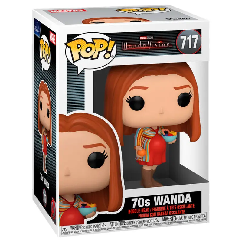 WandaVision POP! Figurina TV Vinil Wanda (70s) 9 cm poza produsului