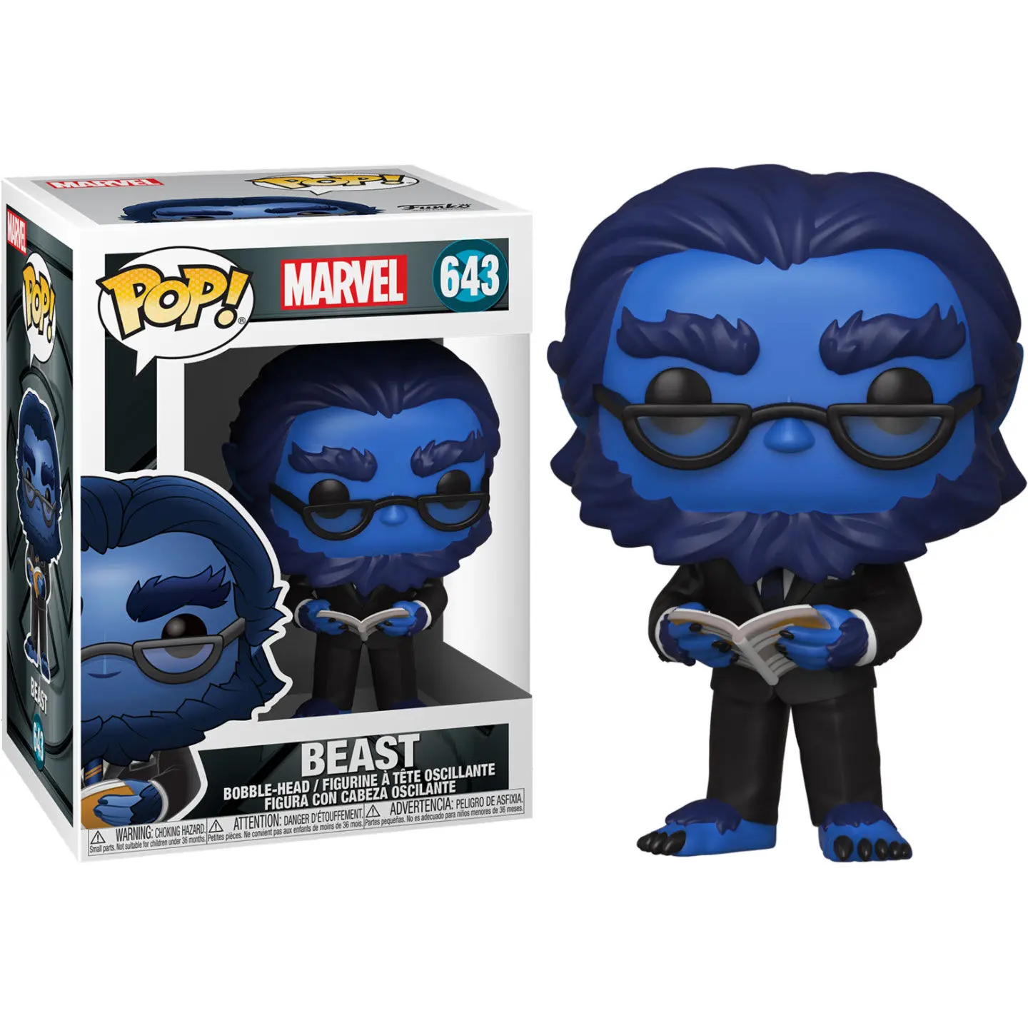 X-Men 20th Anniversary POP! Marvel Figurina Vinil Beast 9 cm poza produsului